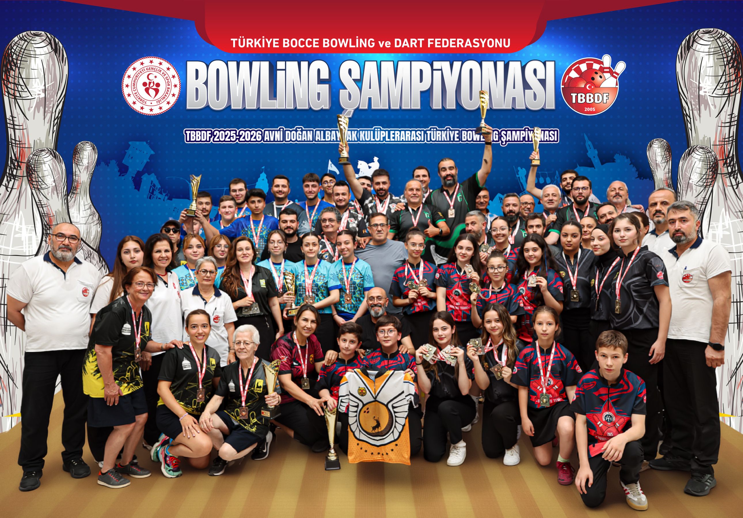 Avni Doğan Albayrak Bahar Ligi Kulüplerarası Türkiye Bowling Şampiyonası Samsun'da Tamamlandı